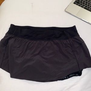 Lululemon Black Tennis Skirt